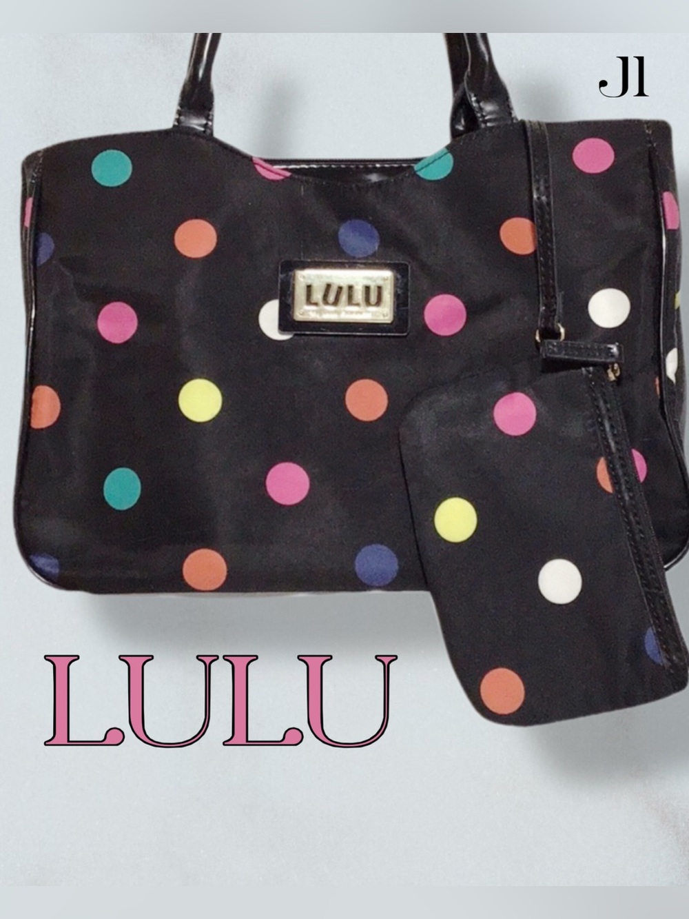 LULU by Lulu Guinness Handbag/Shoulder Bag with Attached Coin Purse